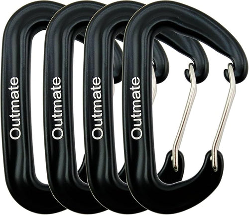 12kN 3.2"x2" Heavy-Duty Carabiner Clips by Outmate