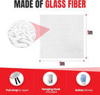 AI FORCE Fire Blanket with Gloves & Hooks – Fireproof Emergency Safety Blanket - Image 7