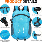 Small Hiking Backpack 35L Travel Lightweight Hiking Packable Daypack - Image 5
