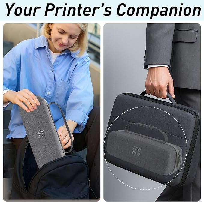 Klawdsky Hard Portable Printer Case Compatible - Image 5