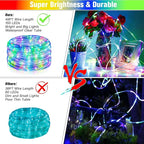 Nazuwke 49Ft LED Rope Lights for Outside, 18 Colors Changing Outdoor Fairy - Image 5