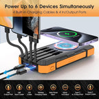 Solar Power Bank, 49800mAh Wireless Portable Phone Charger - Image 4