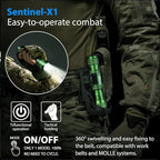 SAOPRKLER Tactical Flashlight 1200 High Lumen Duty Belt Flashlight - Image 3