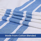 Linteum Textile Cotton Blended Hospital Patient Bath Blanket, Bed Bath Sheet - Image 2