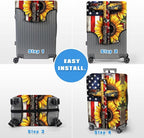 Luggage Cover Protector for 30-32 Inch Suitcases, TSA Approved Elastic Travel - Image 6