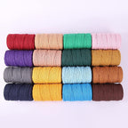 Gray Macrame Cotton Cord 4mm x 109 Yards - Image 5