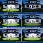 LED Security Lights Motion Sensor Light Outdoor, Waterproof, Flood Light - Image 4