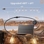 addlon 54FT Solar String Lights Outdoor Waterproof - Image 6