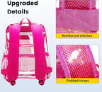 Vorspack Clear Backpack Heavy Duty PVC Transparent Backpack - Image 4