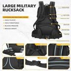 50L Military Tactical Backpack 3 Day Assault Pack Molle Daypack Hiking Backpack - Image 5