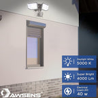 40W LED Security Lights Motion Sensor Light Outdoor, 180 Degree, 5000 K - Image 5