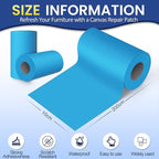 Self-Adhesive Canvas Repair Tape, Fabric Patch Repairs Kit - Image 2