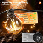 addlon 200FT Outdoor String Lights G40 - Image 3