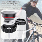 DDJ AirTag Bike Computer Mount, Hidden Stem Cap AirTag Holder Compatible - Image 5