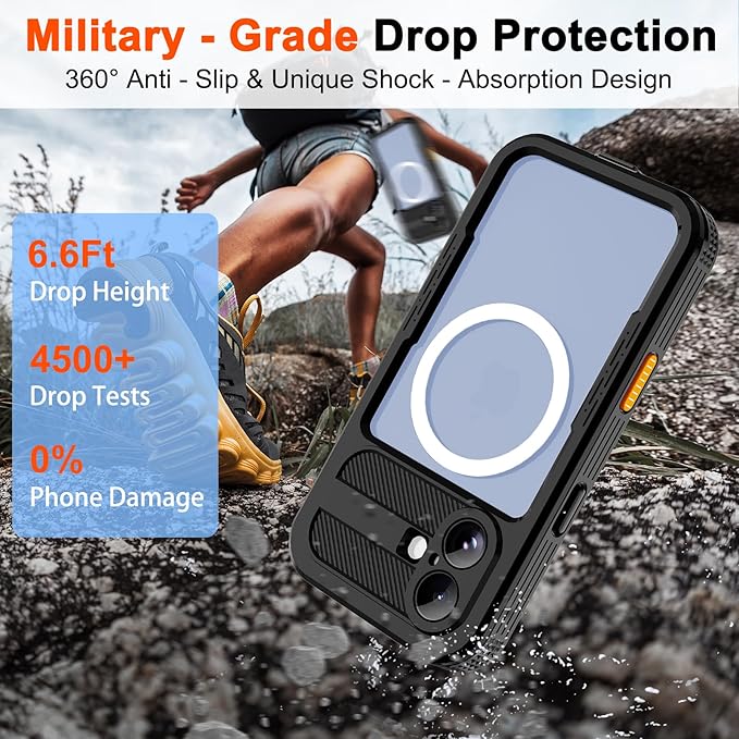 Waterproof Case for ‌iPhone 17, IP68 Certified, Military Grade Shockproof & - Image 6