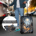 Luggage Cover Protector for 30-32 Inch Suitcases, TSA Approved Elastic Travel - Image 4