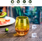 18oz Colorful Stemless Wines Cups, Shatter-Proof Acrylic Glasses Drinkware - Image 4