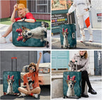 ANNA QUEEN Christmas Dog Luggage Cover, Cute Puppy - Image 7