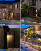 Peasur LED Solar Lights Outdoor Motion Sensor, 2 Packs Waterproof Solar Power - Image 7