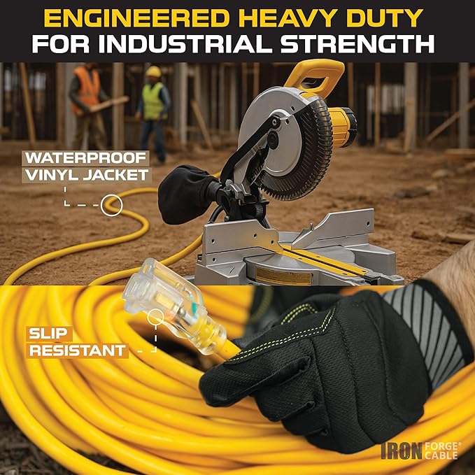 Iron Forge Cable Outdoor Extension Cord 25 Ft - Image 2