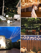 Zuske Outdoor String Lights, 200FT Patio Lights - Image 7