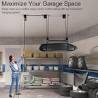 TRUSOON 2025 Upgrade Cargo Box Garage Pulley System, Garage Ceiling Hoist - Image 2