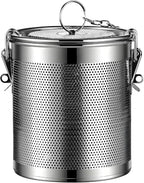 Stainless steel cylindrical seasoning filter, Mesh Design Tea Ball Strainer by BANGPEIWQT