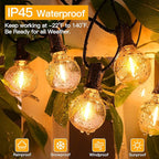 Ollny 100FT Outdoor String Lights, Waterproof Connectable Shatterproof Outside - Image 3