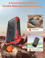 Solar Charger Power Bank, PD 20W Fast Charging External Batter, 40000mAh - Image 8