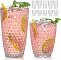 BELLAFORTE Shatterproof Plastic Tumbler Set – Laguna Beach 19oz Tall & 12oz by BELLAFORTE
