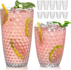 BELLAFORTE Shatterproof Plastic Tumbler Set – Laguna Beach 19oz Tall & 12oz by BELLAFORTE