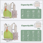BECOJADDE 15L Small Hiking Backpack - Image 4