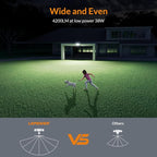 LEPOWER LED Security Lights Motion Sensor Light Outdoor, 38W 4200LM Light - Image 4