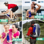 ONTA Collapsible BPA Free Silicone Water Bottle, 20oz - Image 5