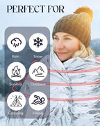 Cutecrop 96 Pcs Winter Survival Kits Include 48 Pcs Emergency Blankets & 48 - Image 6