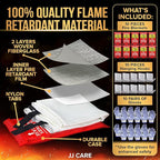 JJ CARE Fire Blanket – 10 Packs - Image 2