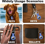 Linsaner Case for AirTag 2nd Gen & 1st Gen, Silicone Holder Keychain Key Ring - Image 6