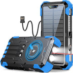 Sudrov Solar Charger Power Bank, 42800mAh Wireless Portable Charger by Sudrov