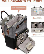 LOVEVOOK Laptop Backpack for Women, 17.3'' Waterproof Nurse Bag Teacher Work - Image 2