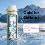 Insulated Water Bottle with Straw - Image 7