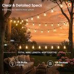 addlon 400FT Outdoor String Lights - Image 5