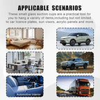 24 PCS Glass Strong Transparent Suction Cups, Windshield Sunshade Dovetail - Image 6