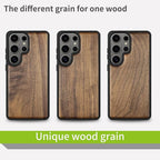 Carveit Magnetic Wooden Case for Samsung Galaxy S26 Ultra Case 2026, TPU - Image 7