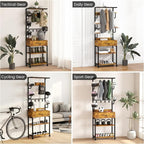 Kikihouse Freestanding Floor Mounted Helmet & Gear Storage Rack, Adjustable - Image 9