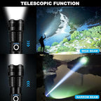 Lylting 4 Pack Rechargeable LED Flashlights High Lumens, 000LM Super Bright - Image 4