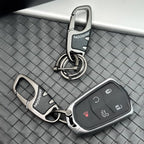 Keychain with Carabiner Clip, 4 Heavy Duty Key Rings and D Ring - Image 8