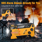 Emergency Crank Weather Radio: AM/FM/NOAA Weather Radio - Image 3