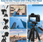 75" Heavy Duty Camera Tripod Stand - Image 4