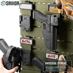 Savior Equipment Wall Rack System Tactical Universal Pistol Holster Holder - Image 3