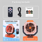 AVV 20000mAh High Speed Portable Camping Rechargeable Fan - Image 8